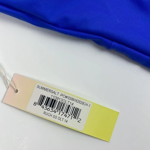 Summersalt One-Shoulder Blue One Piece - Picture 4 of 8